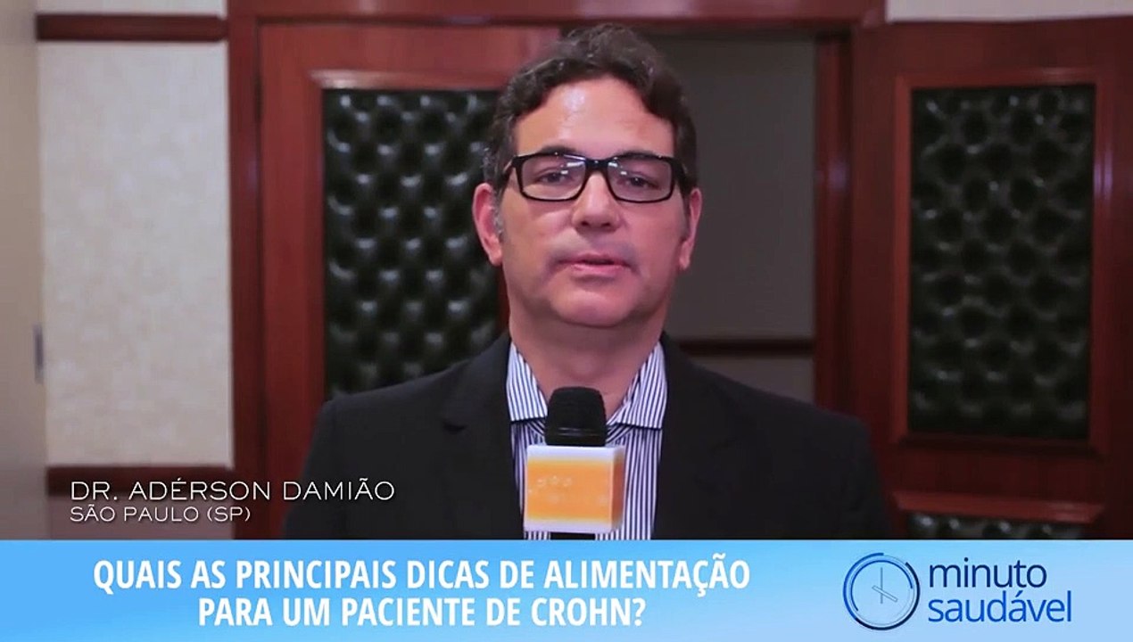 Quais as principais dicas de alimentação para um paciente com Doença de Crohn?