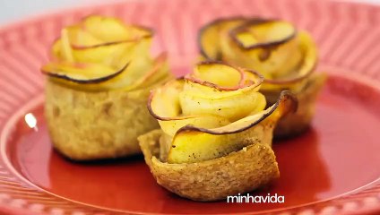 Rosas de maçã: receita saudável e super charmosa