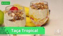 Taça tropical de frutas: faça esta sobremesa prática e funcional