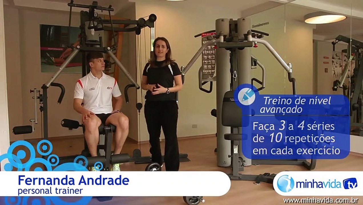 Treino de musculação: exercícios avançados para braços e peitoral