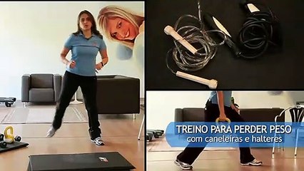 Treino para perder peso: com caneleiras e halteres