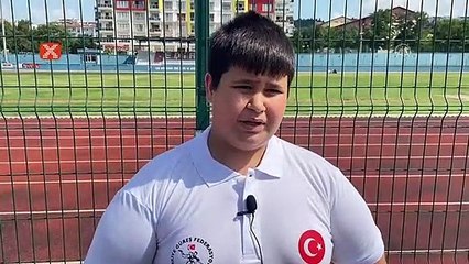 101 kiloluk "minik" pehlivan Kırkpınar'da rakiplerine gözdağı verdi