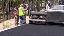 Yeniçavuş mezra yolu cumhuriyet tarihinde ilk kez asfaltlanıyor