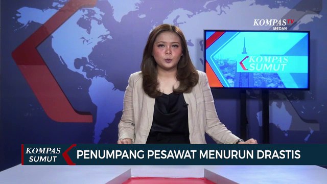 Penumpang Pesawat di Bandara Kualanamu Menurun Drastis