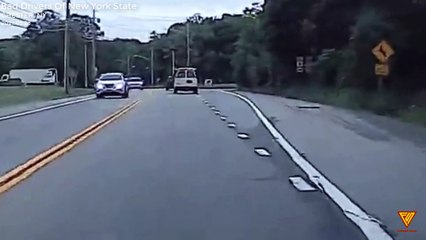 Left turn cut off causes crash  2021.05.28 — CHESTER, NY