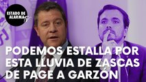 Podemos estalla por esta lluvia de zascas de García-Page a Garzón: “Se inventa su cargo todos los días”