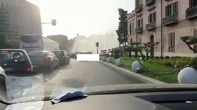 Una nuova fontana a piazza Indipendenza, ma è un incidente in un cantiere Amap