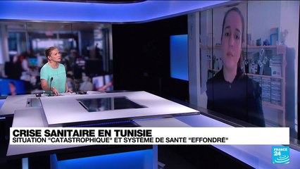 Crise sanitaire en Tunisie : situation "catastrophique" et système de santé "effondré"