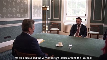 Video herunterladen: Derry MP, SDLP Leader Colum Eastwood raises Brexit, NI Protocol and legacy with Labour Leader Keir Starmer