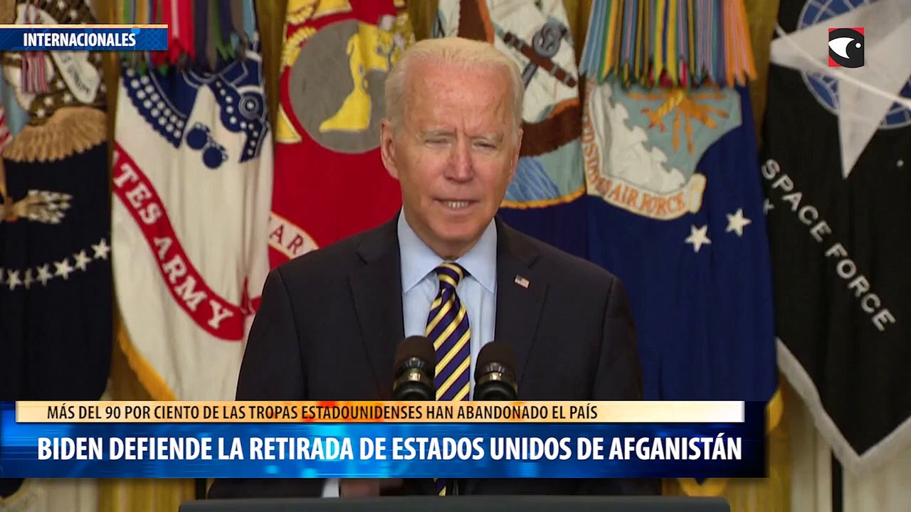 Biden defiende la retirada de Estados Unidos de Afganistán