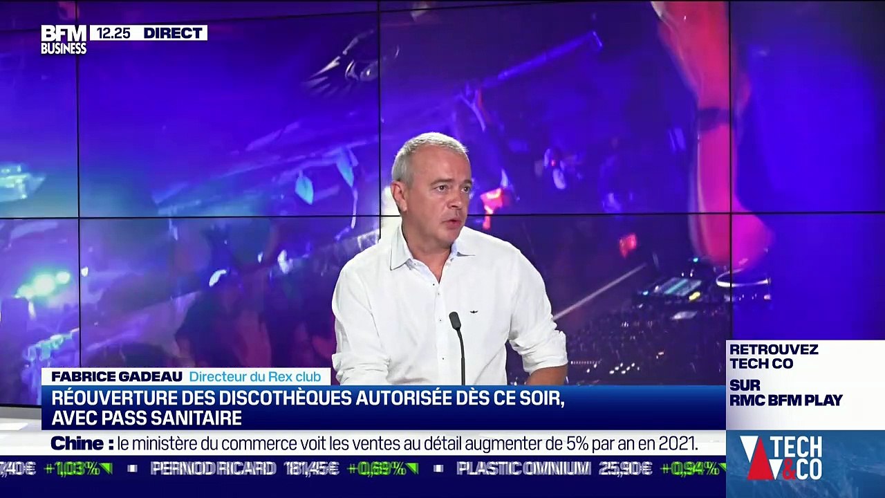 Fabrice Gadeau (Rex Club) : Réouverture des discothèques autorisée dès ce soir avec pass sanitaire - 09/07