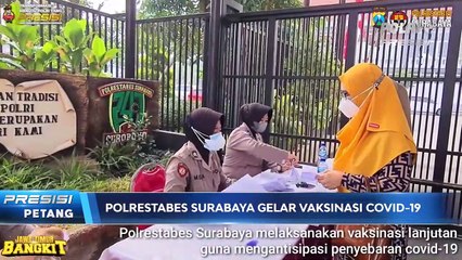 Polrestabes Surabaya Gelar Vaksinasi Covid-19
