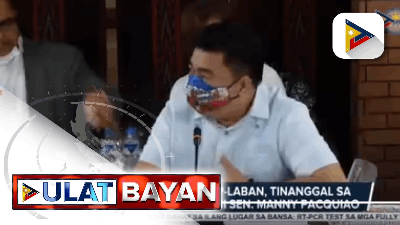 Ilang opisyal ng PDP-Laban, tinanggal sa partido ng paksyon ni Sen. Manny Pacquiao; ilang senador, naniniwalang labag sa konstitusyon kung tatakbong vp si Pres. Duterte sa 2022 elections