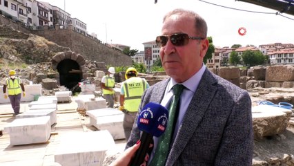 2 bin yıllık Roma tiyatrosunda restorasyon sürüyor