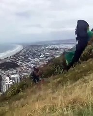 Parachute Fail Guy Slammed Against Earth
