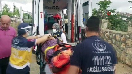 Kontrolden çıkan otomobil takla atarak durabildi: 1 yaralı