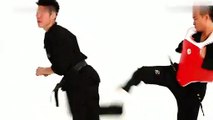 33-Step Forward Step Back and Back Kick - Taekwondo Training