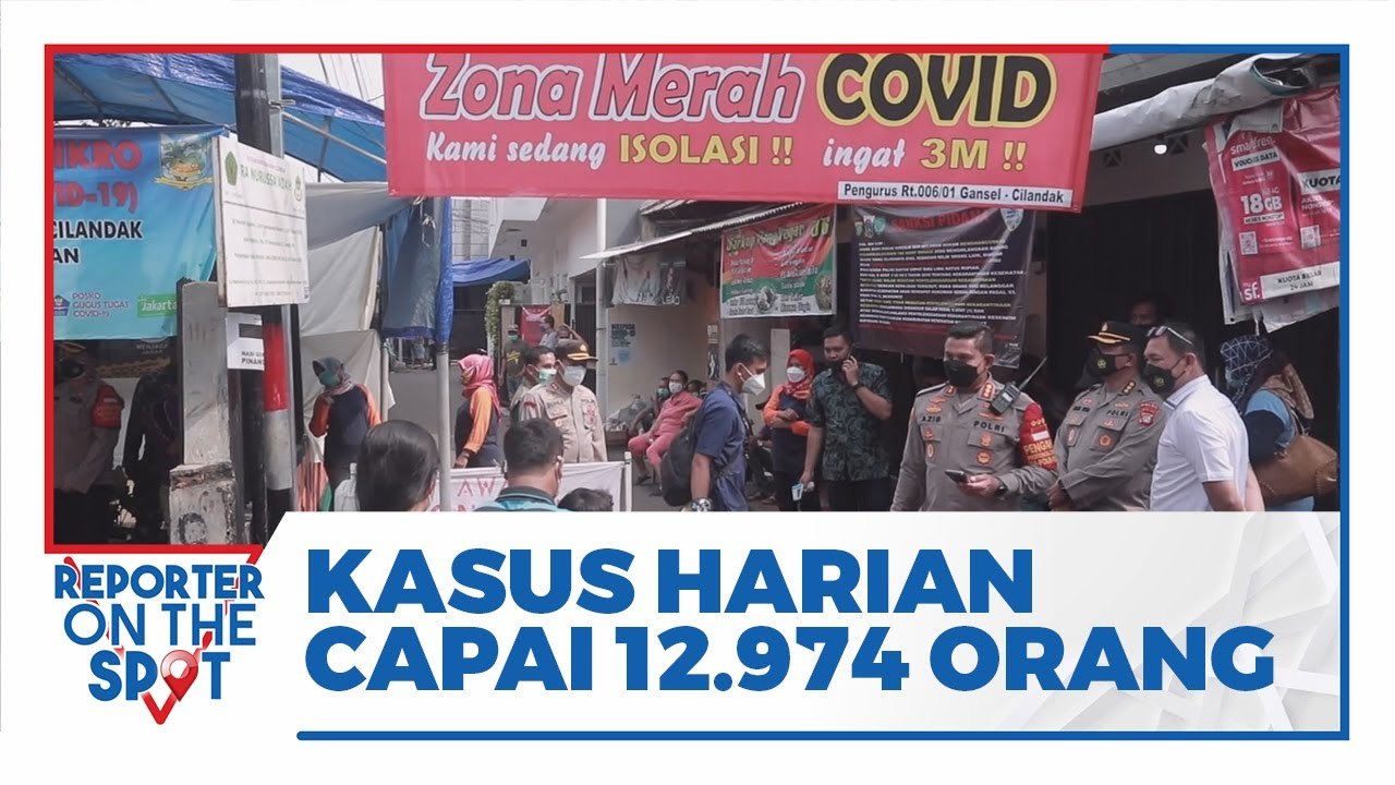 Penambahan Kasus Covid-19 Harian di DKI Jakarta Cetak Rekor Baru, Capai 12.974
