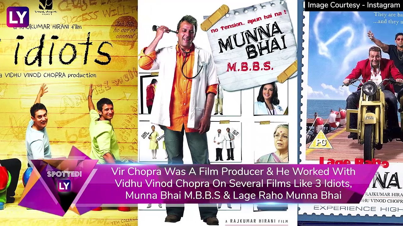 Vidhu Vinod Chopra's Brother Vir Chopra Dies Due To Covid-19; Robert Downey Jr On Losing His Dad