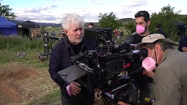 Making of del rodaje de la película 'Madres paralelas', de Pedro Almodóvar, con Penélope Cruz, Milena Smit y Rossy de Palma