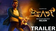 Beast Official Trailer  Vijay  Pooja Hegde  Nelson  Anirudh  Thalapathy 65