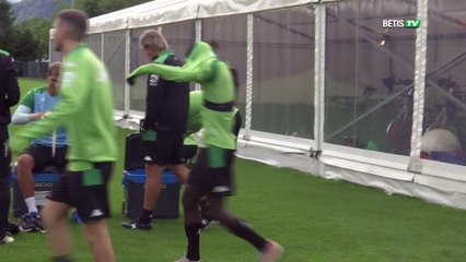 Segundo entrenamiento del Betis en tierras suizas