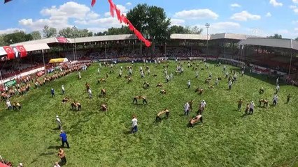 660. Tarihi Kırkpınar Yağlı Güreşleri devam ediyor