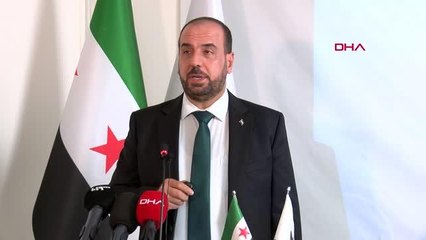 SURİYE ULUSAL KOALİSYONU BAŞKANI EL HARİRİ'DEN BASIN TOPLANTISI