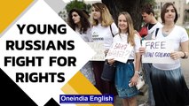 Young Russians fight for press freedom | Youth protest against govt | Oneindia News