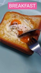 Bread egg for simple breakfast | Anak kost banget #shorts
