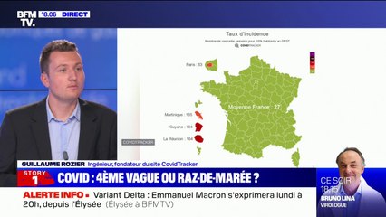 Guillaume Rozier: "Le taux de croissance actuel est l'un des plus forts depuis le début de l'épidémie"