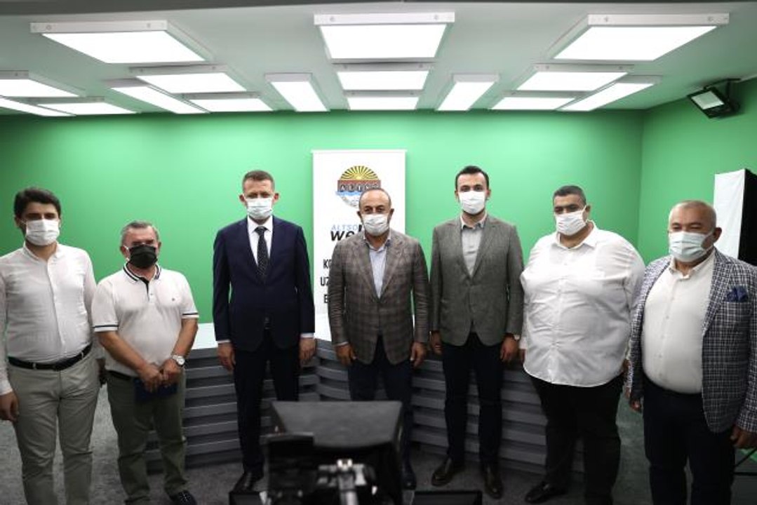 Son dakika haberleri... Dışişleri Bakanı Mevlüt Çavuşoğlu, ALTSO WEB TV'yi ziyaret etti