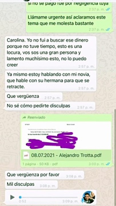 La respuesta de Pampita al ser acusada de "rata"