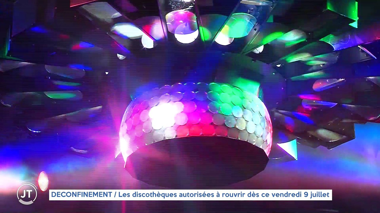 Le Journal - 09/07/2021 - DÉCONFINEMENT / Les discothèques autorisées à rouvrir dès ce vendredi 9 juillet