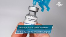 Pfizer busca autorización de EU para aplicar tercera dosis de la vacuna contra Covid