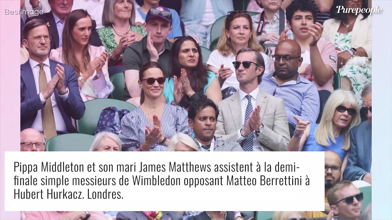 Pippa Middleton à Wimbledon : première sortir officielle depuis l'accouchement, avec son mari James