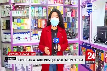 Capturan a delincuentes que asaltaron botica en El Agustino