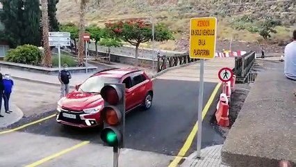 Abre al tráfico el puente militar que conecta San Andrés con Taganana