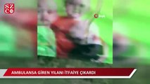 Ambulanstan çıkanı görenler gözlerine inanamadı