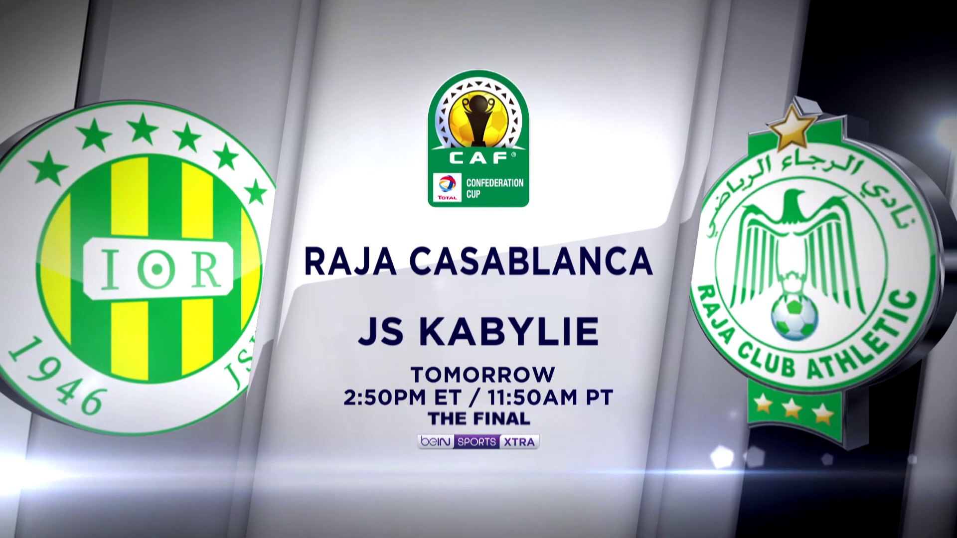 Caf Confederation Cup Final On Bein Sports Xtra