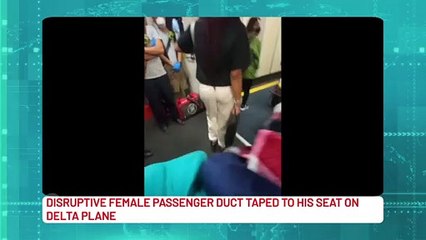 Female Passenger Restrained With Duct Tape On American Airlines