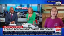 Florida Woman Describes for Shocked CNN Hosts How She Catches Pythons With Her Bare Hands