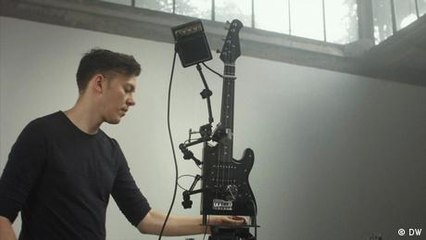 Futuristic robot music