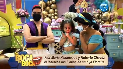 Así fue el cumpleaños de la hija de Flor María Palomeque y Roberto Chávez