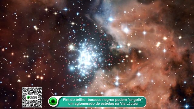 Fim do brilho- buracos negros podem -engolir- um aglomerado de estrelas na Via Láctea