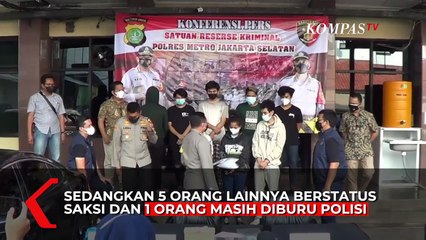 Ini Tampang Pelaku Geng Motor Pengeroyok Polisi di Cilandak