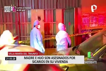 Madre e hijo asesinados: familia presume que sicarios se escondieron dentro de vivienda