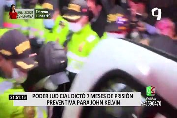 John Kelvin: defensa legal apelará orden de prisión preventiva