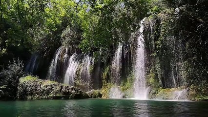 Natural Falls and sleeping music and deep music and relaxing music and stress relief music