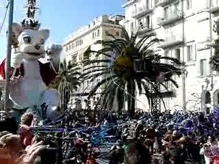 L'arrivée du roi Carnaval Raminagrobis